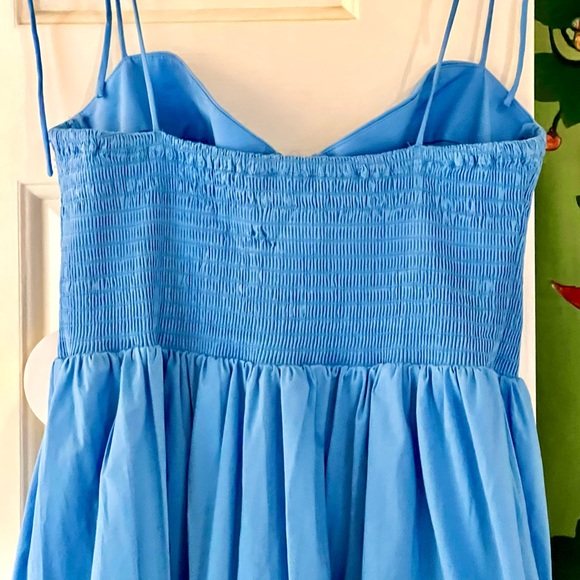 🌺🎉HP🎉🌺 NWOT Staud Landry Maxi Dress Azure - Picture 15 of 16